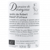 Domaine de Dionysos Le Jardin de Robert 2023 - Massif d’Uchaux Bio