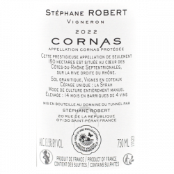 Domaine du Tunnel Cornas 2022 - Stéphane Robert