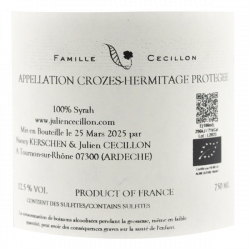 Domaine Julien Cecillon Les Marguerites - Crozes Hermitage Rouge 2023