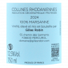 Domaine Gilles Robin Marsanne bio 2024 - Vin blanc