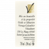 Domaine Gisèle Vernay - Côte Rôtie Secret d'un Cépage 2022