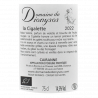 Domaine de Dionysos - Cairanne Bio - La Cigalette 2022