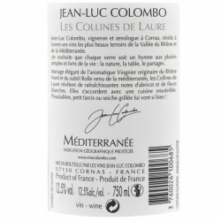Jean Luc Colombo Les Collines de Laure blanc 2023 – IGP Méditerranée