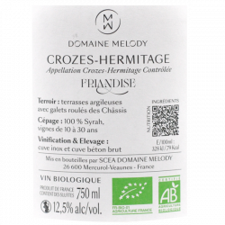 Domaine Melody - Crozes Hermitage - Friandise 2024