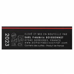 Domaine Boissonnet Syrah IGP 2023