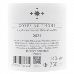 Château Sixtine - Réserve de l’Abbé 2024 - Côtes du Rhône rouge