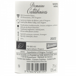 Domaine Des Carabiniers - AOC Lirac Blanc 2022