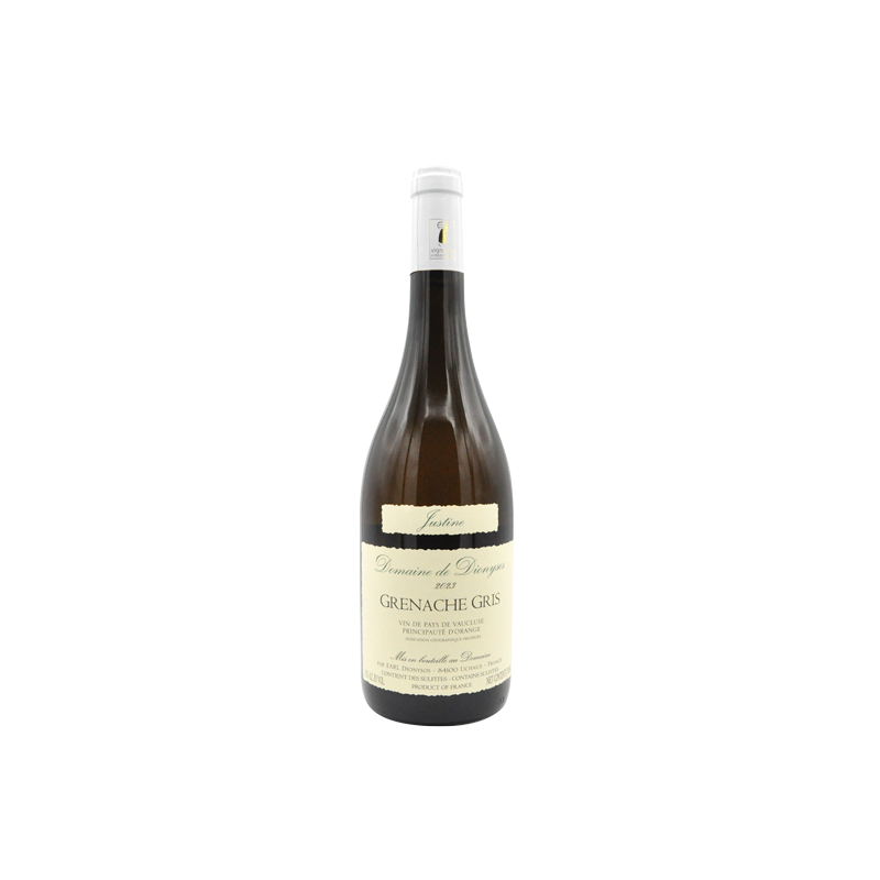 Domaine de Dionysos Grenache Gris - Cuvée Justine Bio 2023