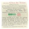 Clos de Trias - AOC Ventoux 2020