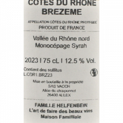 Domaine Charles Helfenbein - AOC Brezeme 2023 Rouge