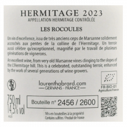 Domaine Laurent Habrard - Hermitage Blanc et Bio - Les Rocoules 2023