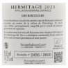 Domaine Laurent Habrard - Hermitage Blanc et Bio - Les Rocoules 2023
