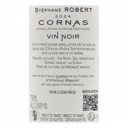 Domaine du Tunnel Cornas Vin Noir 2024