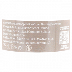 Julien Pilon Crozes Hermitage blanc On The Rhône Again 2024