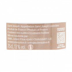 Julien Pilon Saint Joseph rouge 2024