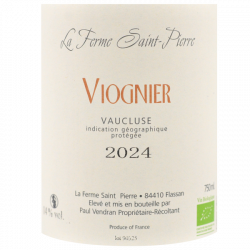 Ferme Saint-Pierre - IGP Vaucluse Blanc Bio - Viognier 2024
