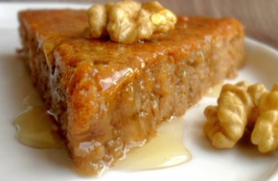 Gâteau aux noix et au miel