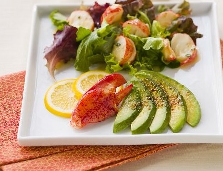 Salade de langoustes au miel