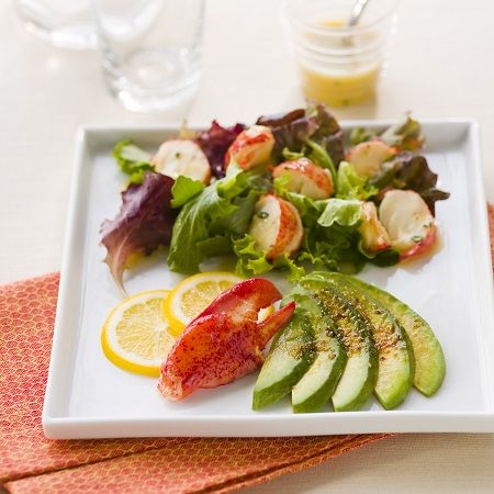 Salde de langoustes au miel pour une belle entrée