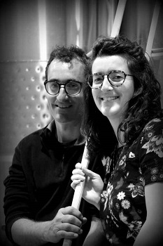 Les vignerons Céline et Romain Roudier du Domaine Vendome