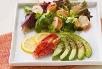 Salade de langoustes au miel