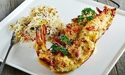 Homard au miel et aux petits légumes